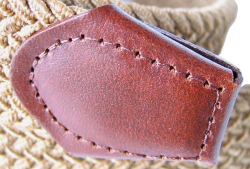 Men's Fabric Stretch Belt, Regular & Big Men's Sizes, Silver Tone Buckle - Style 0941