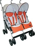Zekiwa 383/110-1 - Zwillingsbuggy, Design: Nylon Orange
