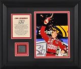 Carl Edwards - 2008 Bristol - Framed 6x8 Photograph with Tire