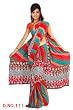 Dyuti Georgette Printed Casual Saree Sari Bellydance fabric