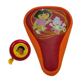 Dora Foam Bike Seat and Bell Combo by Dora the Explorer