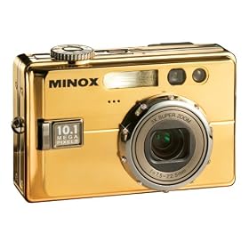 Shiny Gold Digital Camera