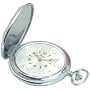 Mens Chrome Quartz Pocket Braille Watch