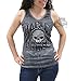 Harley-Davidson Womens Legendary Spirit Willie G Skull with Metallic Stitching Tank
