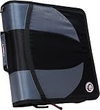 UPC 022293105682 product image for Case-it 2-in-1 Zipper D-Ring Dual Binder, 2 Sets of 1.5-Inch Rings with Pencil P | upcitemdb.com