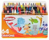 Playskool 64-Count Crayons with Built-in Sharpener