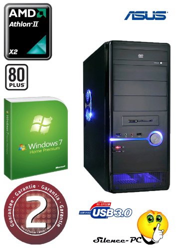 Produkt-Bild: !! HAPPY DAY !! ANKERMANN-PC "SILENT OFFICE 5405" absolut leiser Business PC mit 2 Jahre echte GARANTIE | Windows 7 Home Premium 64 Bit | AMD 2x3,40GHz | Grafik ATI Radeon HD3000 1024MB HDMI - DVI - VGA | 4GB Arbeitsspeicher | 500GB Festplatte | Cardreader intern | ASUS USB 3.0 | 24xDVD-BRENNER DVD Spieler | USB 3 | SUPER FL&Uuml;STERLEISE PC mit BeQuiet Netzteil und XILENCE Prozessork&uuml;hler | 24 Monate Vorort Abholdienst im Servicefall mit incl. und 24 Monate Vorort Service g&uuml;nstig zubuchbar