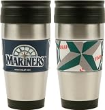Seattle Mariners Travel Mug: 15 oz Stainless Steel Travel Tumbler