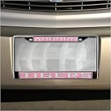 Auburn Tigers Pink Chrome License Plate Frame