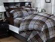 Pinzon 160-Gram Yarn-Dyed Flannel Full/Queen Duvet Cover, Hyde Park