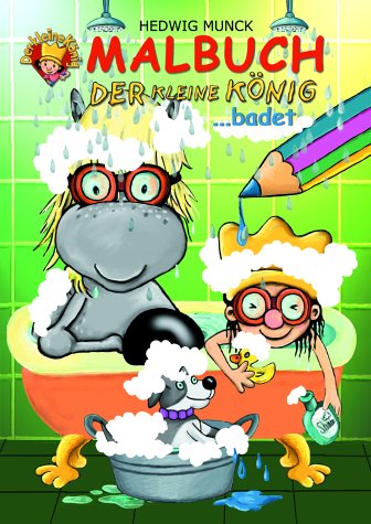 Der kleine K�nig badet, Malbuch