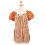 Ribbed Check Voile Babydoll (Petite, Tall & Misses Sizes XS-3X)