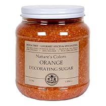 India Tree Marigold Orange Decorating Sugar, 3.3 Pounds