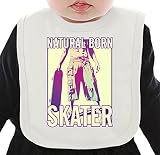 Natural Born Skater ネクタイを有する有機ビブ Medium