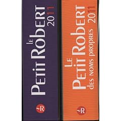 Le Petit Robert et Le Petit Robert des noms propres : Coffret 2 volumes