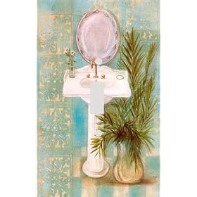 Fancy Palm Bathroom Decorative Switchplate Cover
