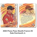 Press Pass Stealth Fusion '03 Dale Earnhardt, Jr. Card