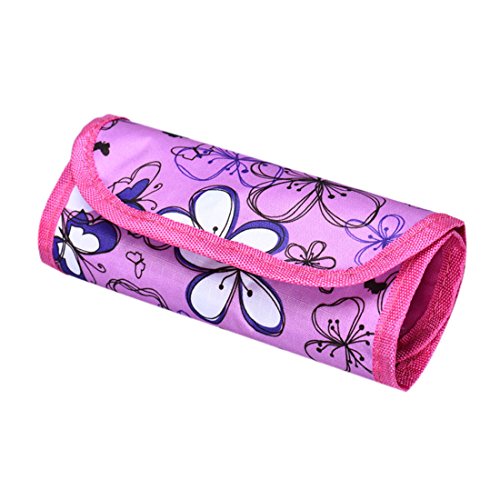 Voberry® Crochet Hook Pouch Knit Crocheting Needle Case Holder Organizer Bag (B)