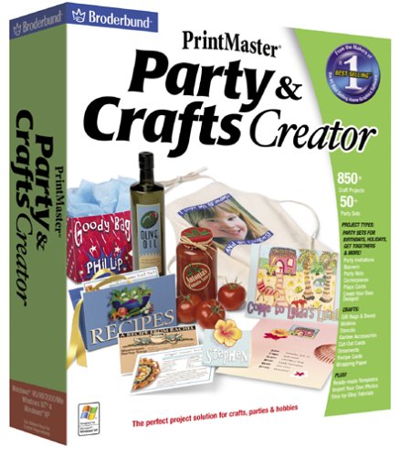 Software: PrintMaster. Party & Crafts Creator