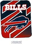 NFL Football Buffalo Bills Blanket 45x60 90% Acrylic!!! Junior Plush Mink Raschel Soft Thick Throw Blanket Almost 50x60 Baby Infant