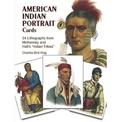 American Indian Portrait Cards: 24 Lithographs from McKenney and Hall's "Indian Tribes" (Card Books)