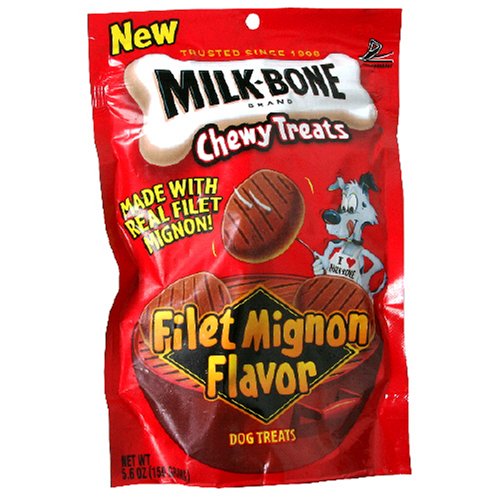 Milk-Bone Deli Bites, Filet Mignon, 5.6-Ounce Bag (Pack of 10)