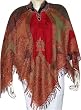 Wool Ponchos Dress in Jacquard Design 40 " x 40 " (pnch229)