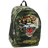 Ed Hardy Bruce Tiger Backpack - Grey Camo