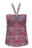 Lucky Brand Boho Bandana Bandeau Tankini Top