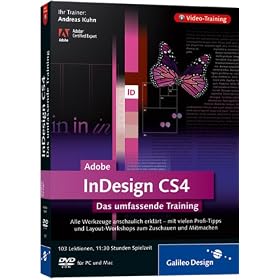 Adobe InDesign CS4. Layouts entwerfen und gestalten. Das Video-Training auf DVD [import allemand]