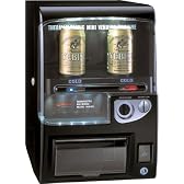 アピックス 自販機型保冷庫 マットブラック AVM-400-BK