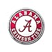 FANMATS 60508 Alabama Crimson Tide Heavy Duty Aluminum Embossed Color Emblem, Auto Emblem Decal