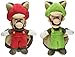 Little Buddy Mario Plush Doll Set of 2 - Flying Squirrel Mario & Squirrel Luigi