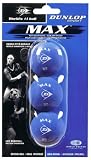 Dunlop Max Squash Ball - 3 Ball Pack