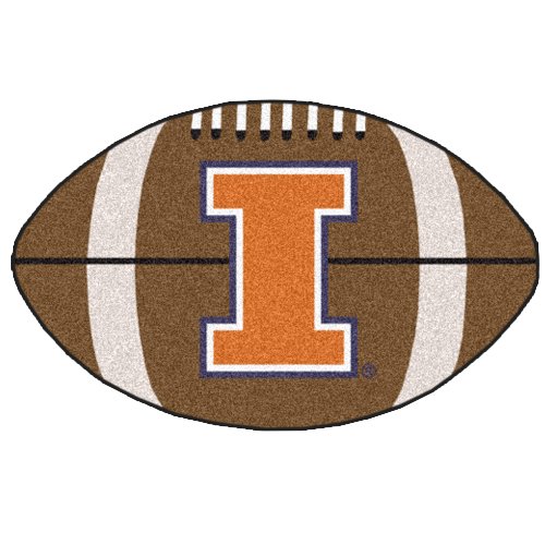 FANMATS 1957 University of Illinois Football Mat