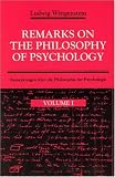 Remarks on the Philosophy of Psychology, Volume 2 (Remarks on the Philosophy of Psychology)