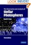The Observation and Analysis of Stellar Photospheres