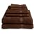 Pike Street 725-Gram 100-Percent Egyptian Cotton 6-Piece Towel Set, Cocoa