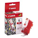 BCI6R (BCI-6) Ink Tank, 370 Page-Yield, Red