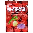 Kasugai Japanese Gummy Candy, LITCHI Flavor, 4.41-Ounce Bags (Pack of 12)