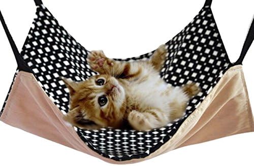 PUPPYMATE® Cat Hammock/ Secure and Soft Under Chair or Table Hammock for Small Pets