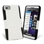 Celicious White Peforated Hybrid Case for BlackBerry Z10