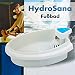 Hydrosana Fu�massagebad mit 3 Spulen wei� Bio Elektrolyse Fu�bad Fu�wanne Fu�massage