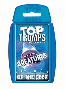 TOP TRUMPS CREATURES OF THE DEEP TRAVEL FAMILY GAME