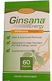 Body Gold Ginsana Energy 60 VegCaps per Bottle (2 Pack)