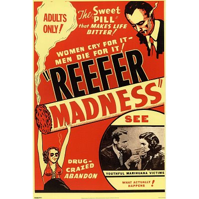 (24x36) Reefer Madness Movie Vintage Ad Poster Print