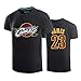 LeBron James NBA Cleveland Cavaliers Number T-Shirt Black