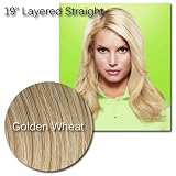 Jessica Simpson Hair Do - 19 inch Layered Straight Clip-In Hair Extensions - Golden Wheat