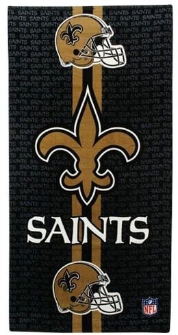 New Orleans Saints Fiber Reactive Beach Towel