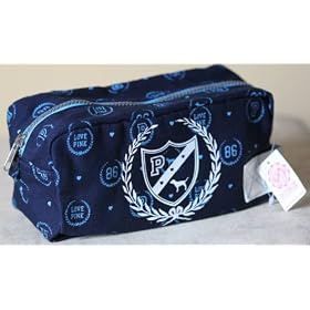 Victoria's Secret Pink Dog Cosmetic Makeup Bag Purse